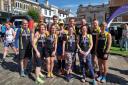 Some of the North Herts Road Runners at the Hitchin Town Centre 10k. Picture: NHRR