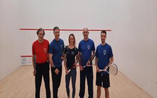 Melbourn Squash Club's second team were beaten in the final of the Hereward Cup by Cambridge. Picture: MSC
