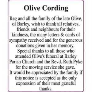 Olive Cording