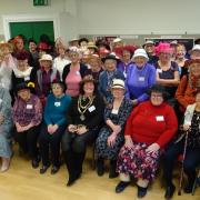 Royston Meridian WI members wore hats to mark the 100th anniversary