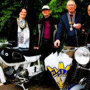 Terry Cooper and Ken Stratton were commended for their classic bikes
