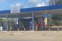 Tesco Bar Hill, one of several Cambridgeshire petrol stations without fuel today (April 8)