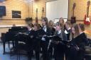 Students at Melbourn Village College put on a concert for the first time since the start of the pandemic