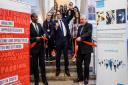 Apprenticeships and Skills Minister Alex Burghart officially opened the Generation Hitchin event - designed to help 15-18-year-olds make the most of their future - at The Priory alongside Sir Oliver Heald MP and Bim Afolami MP