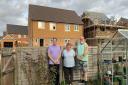 Hawthorn Way residents Mike Burt and Beverley and John Sims say the new homes being built at the back of their property in Royston will mean their privacy is impacted.