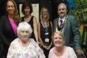 The fundraising barbecue at Richard Cox House in Royston, included special guest Royston mayor Robert Inwood. Picture: Richard Cox House