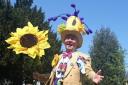 Children's entertainer Professor Crump at a previous Royston May Fayre