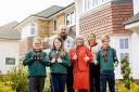 Redrow donated £590 to the 10th Royston Scout Group to help renovate their hut
