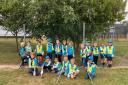 The 1st Royston Beaver Scouts collected litter in the town