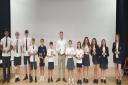 Some of the award winners at King James Academy. Picture KJA