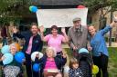 Staff and residents at Melbourn Springs Care Home walked to support people with Alzheimer's