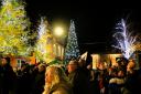 A record number of people turned out for Royston's Christmas lights switch-on