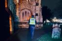 Police officers were on foot patrol when they conducted the searches in Hitchin.