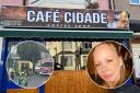 Cafe owner Karine Pinto has described her shock at the incident on Saturday afternoon.