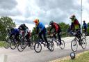 Action from round five of the BMX East Summer Series, held at Royston Rockets.