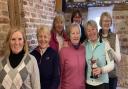 The joint winners of the weekend winter league competition at Heydon Grange Golf Club.