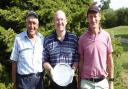 Mike Phillips and Bryan Nunn, seen with captain Gavin Thompson, were the winners of the Spitfire Salver at Heydon Grange Golf Club.