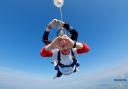 Martyn Grass on his tandem skydive