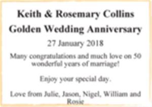 Keith & Rosemary Collins