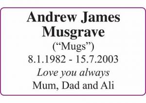 ANDREW MUSGRAVE