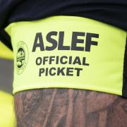 Members at the Aslef (pictured) and TSSA trade unions are set to strike across three dates in September