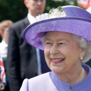 The Queen arrives at Hatfield House in June 2012.