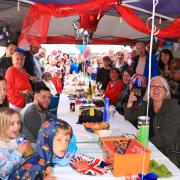 A street party was held in Suffolk Road, Royston to celebrate the Queen's Platinum Jubilee