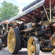 Vintage steam engines were on display at Steam at the Hoops in Bassingbourn