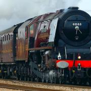 The Duchess of Sunderland is passing through a number of stations on its journey from Southall to Ely on Friday.