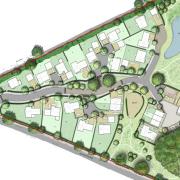 The plans for 28 homes in Ashwell