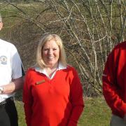 The new captains at Heydon Grange Golf Club: Mike Phillips, Debs Tweddle and Richard Gardner.