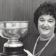 Former Royston Crow secretary Norma King, pictured here in 1983, has died at the age of 84
