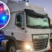 Officers have been putting their new RX91 enforcement truck to the test, which is used to see into HGV cabs to catch drivers who are breaking the law.