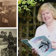 Sylvia Beamon, pictured with her research on Underground Mythology - and in news clippings in the Crow (left) - has passed away age 85.