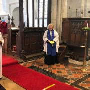 Four women who helped run All Saints Melbourn and Holy Trinity, Meldreth were presented with bouquets by the congregation
