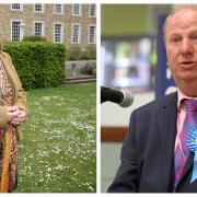 Council leader Lucy Nethsingha and opposition leader Steve Count: A peer review of the county council says they observed “inappropriate behaviour” from the opposition at a meeting.