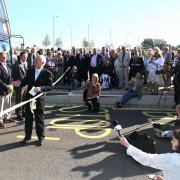 Cambridgeshire county councillor Ian Bates opens the guided busway 10 years ago this month.
