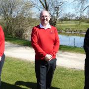 The new captains at Heydon Grange Golf Club: Deborah Bryan (ladies), Gavin Thompson (men) and Steve Board (venerables).