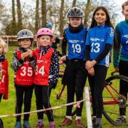 Cycle Club Ashwell youngsters at the Welwyn round of Muddy Monsters.