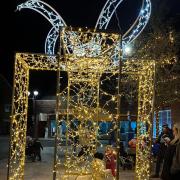 Last year's Christmas lights in Royston