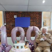 Enid Niezgoda from Barley celebrated her 100th birthday