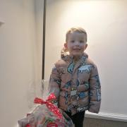 Archie Evans was named winner of Royston First's Christmas Elf Trail