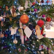 Baubles in memory of loved ones are already adorning the Christmas tree at St John the Baptist Church in Royston