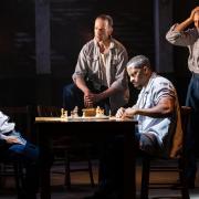 Joe Absolom, Leigh Jones, Jay Marsh and Ben Onwukwe in The Shawshank Redemption