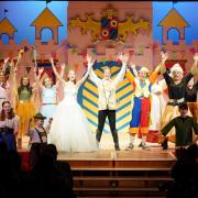 The cast of CADS' Royston town pantomime Sleeping Beauty on the last night of the show.