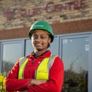 Tashai Simms is doing an apprenticeship at Hedera Gardens in Royston. Pic: Redrow