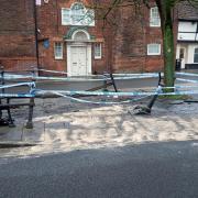 The site of the crash in Kneesworth Street, Royston