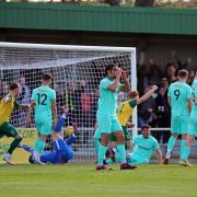 Royston are left floored by Hitchin's late winner but they didn't deserve anything from the game said the boss. Picture: PETER SHORT