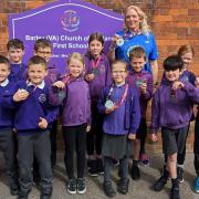 Children from Barley and Barkway Federation took part in the Mini London Marathon