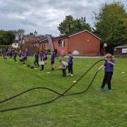 Barley and Barkway First School pupils took part in bootcamp training